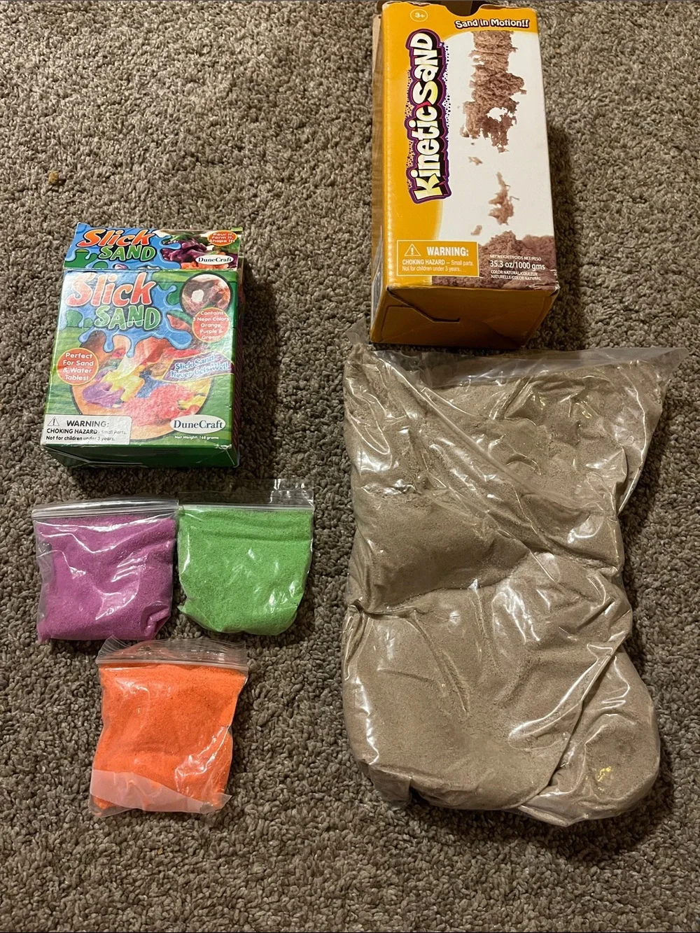 Kinetic Sand & Slick Sand combo